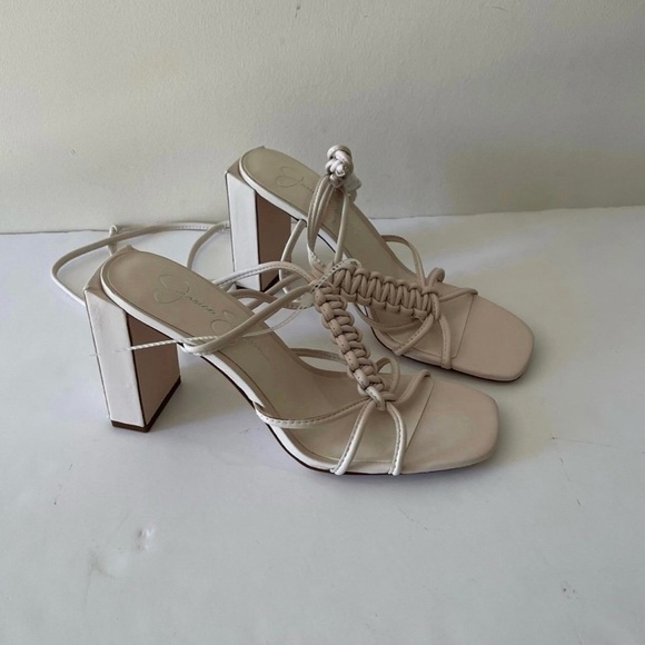 Jessica Simpson Women’s Slip On Leather Dress Shoes Sandals - Picture 6 of 12